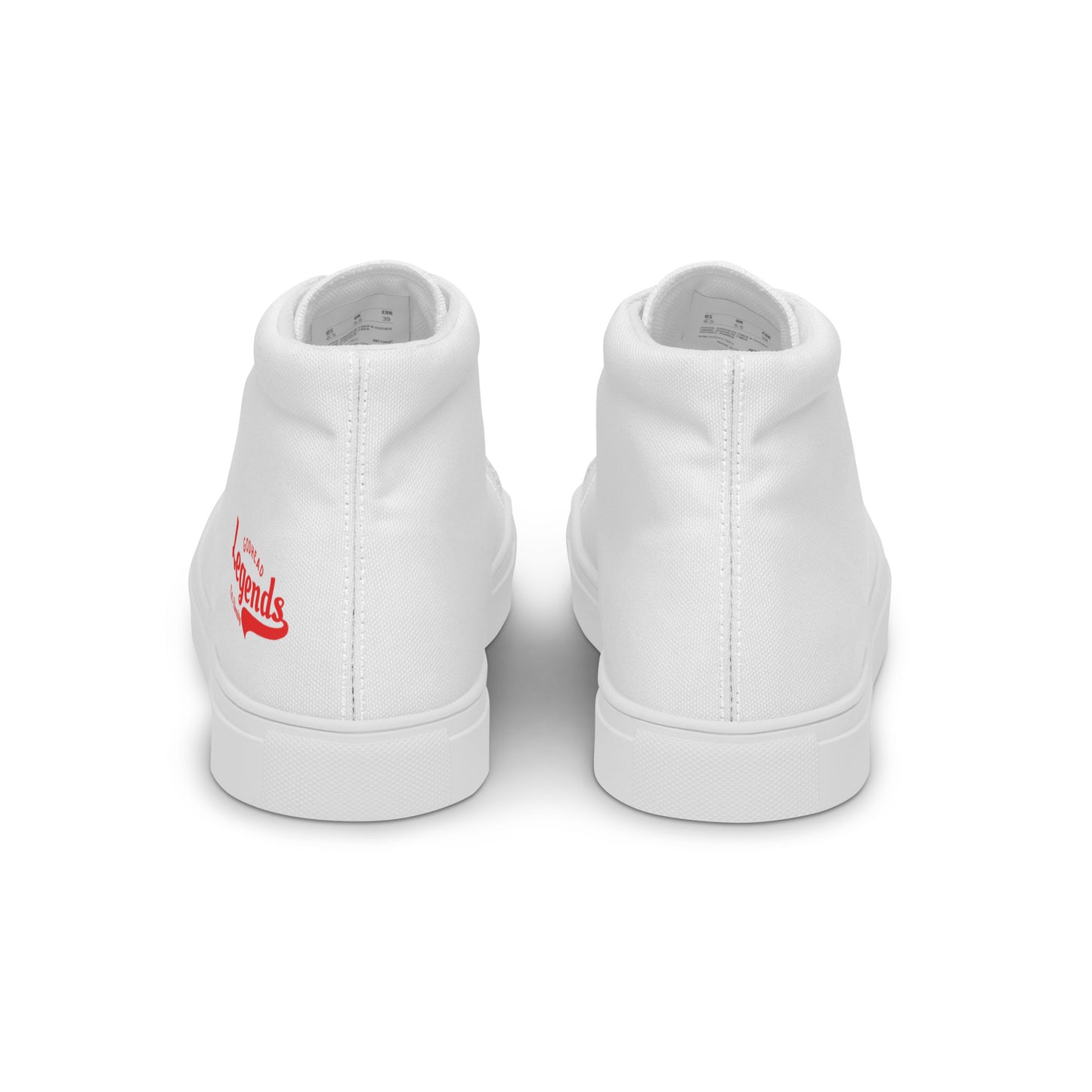 Legends top canvas trainers image 2