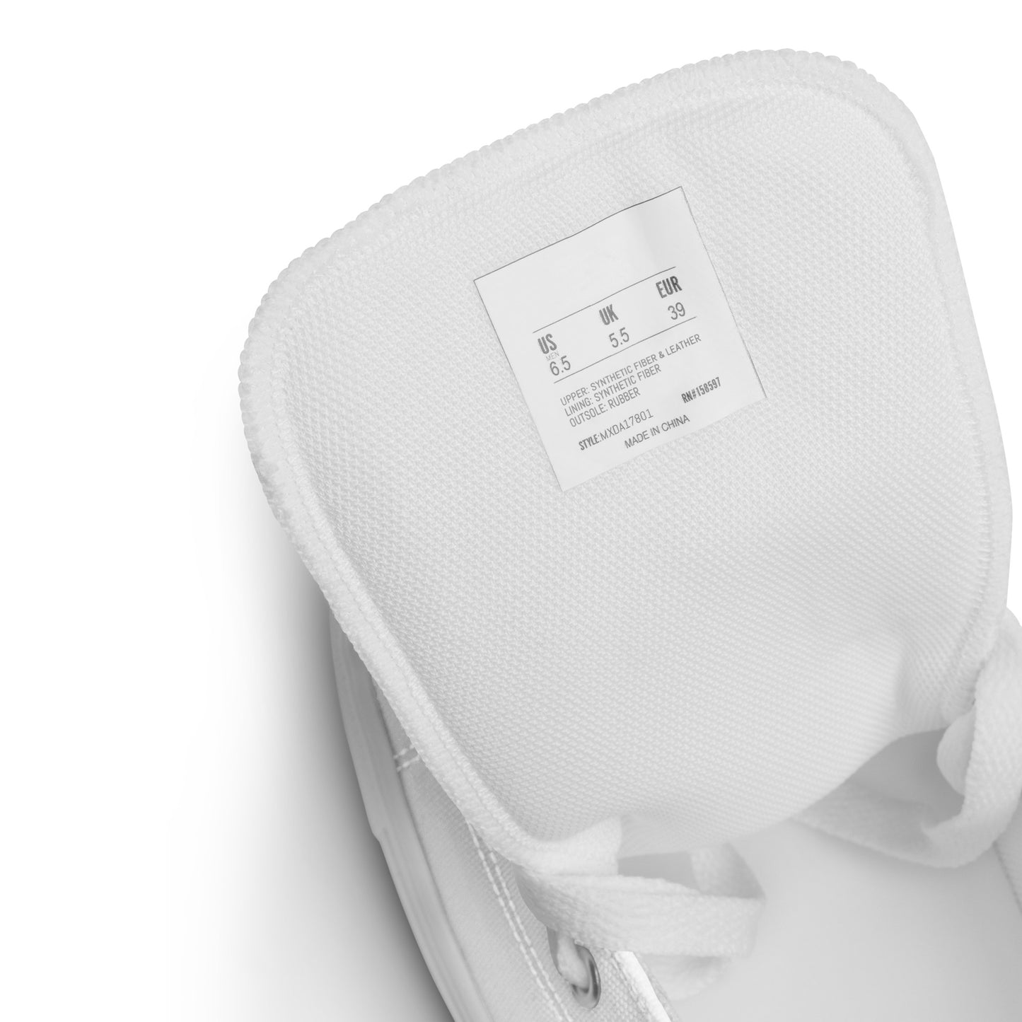 Legends top canvas trainers image 5