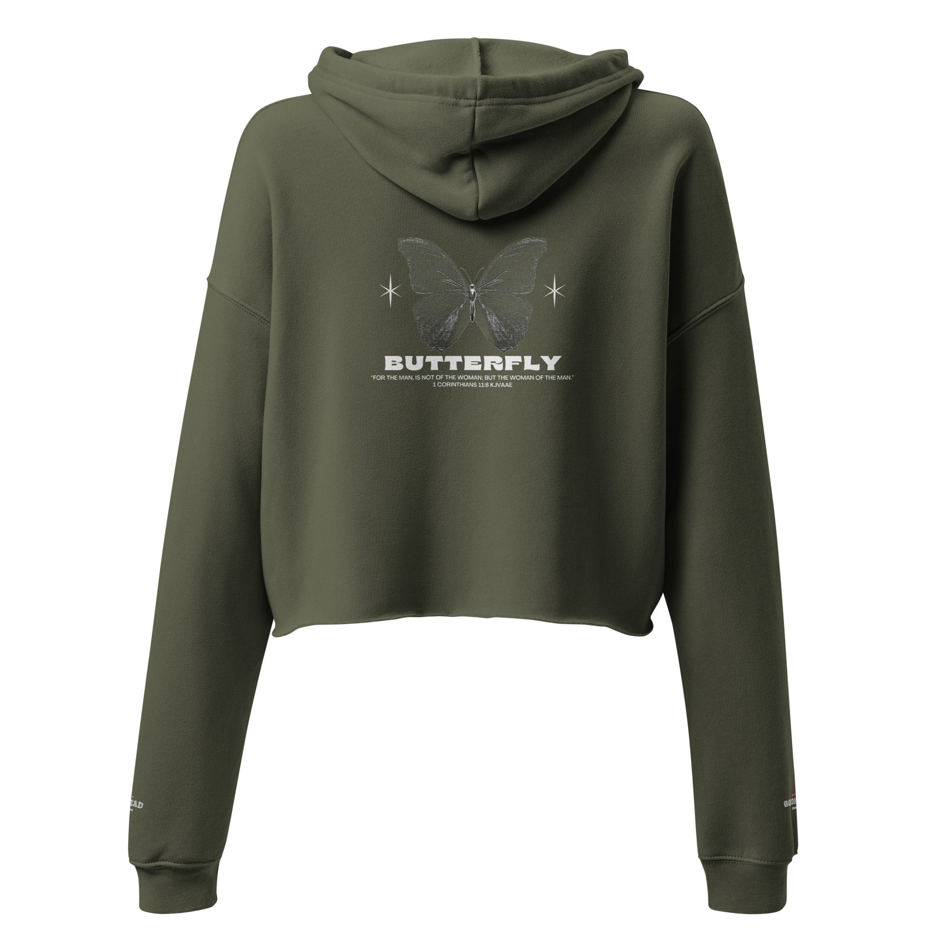 Butterfly Crop Hoodie image 8