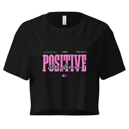 Positive Vibes Women’s crop top