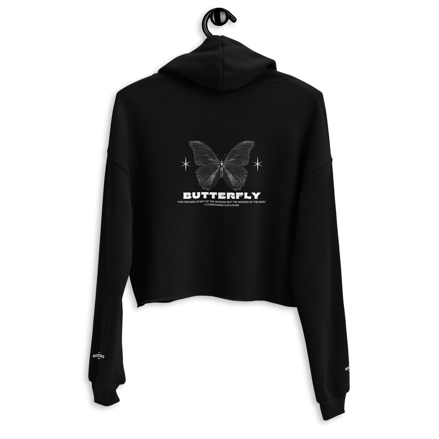 Butterfly Crop Hoodie