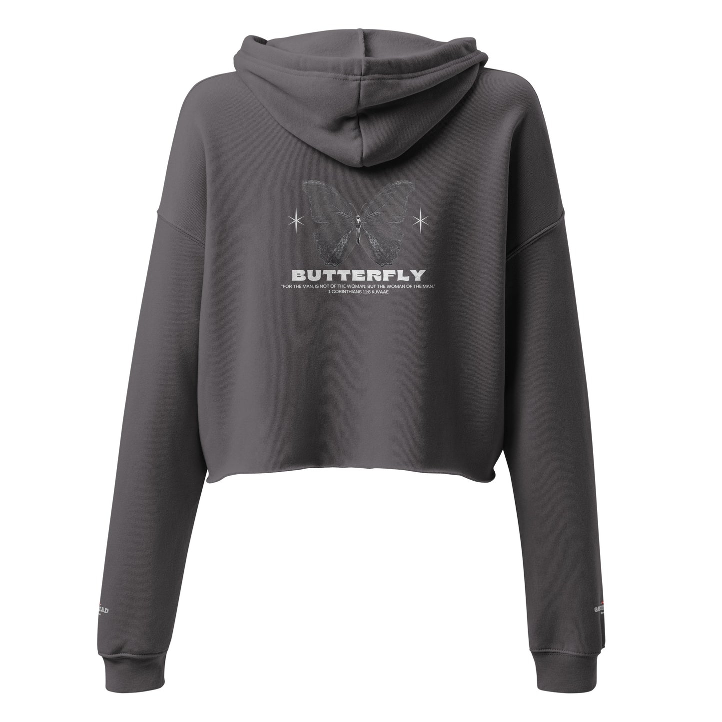 Butterfly Crop Hoodie