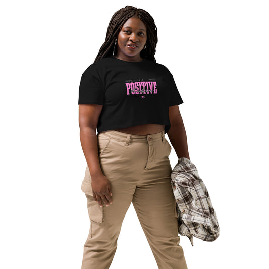 Positive Vibes Women’s crop top