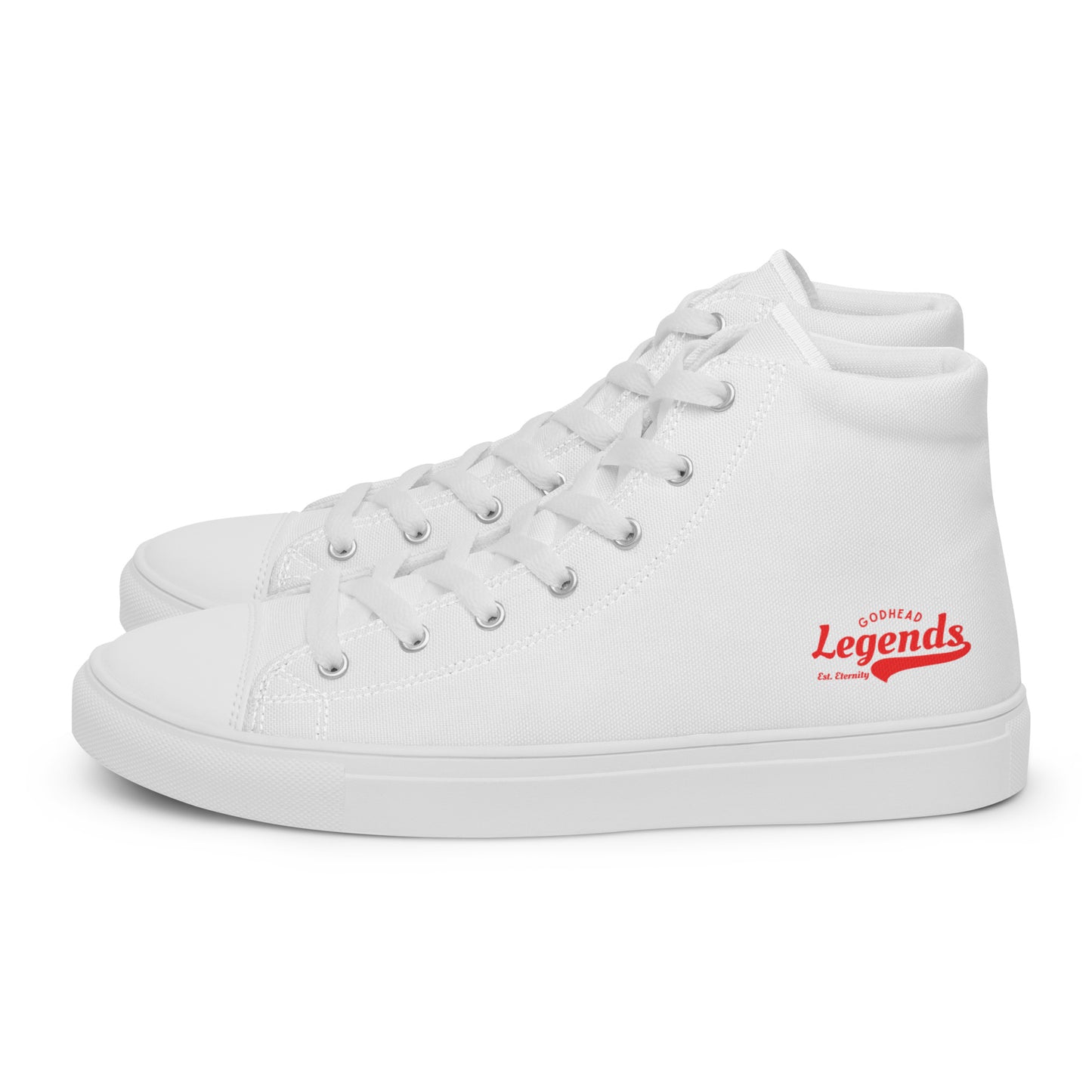 Legends top canvas trainers image 3